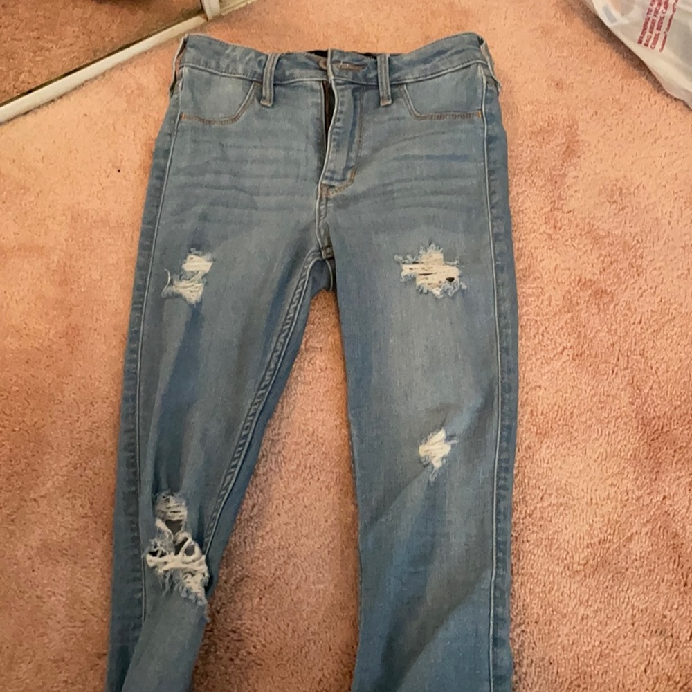 Hollister high rise jeans size 00S